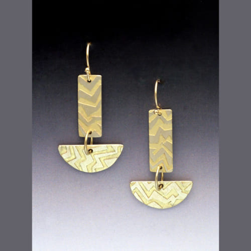 MB-E411 Earrings Half Moon $70 at Hunter Wolff Gallery